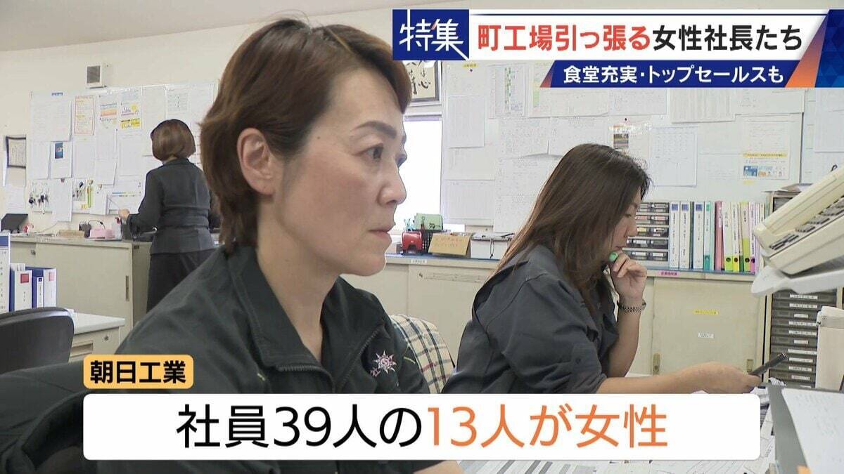 倒産寸前→3年で黒字化 32歳で社長になった元専業主婦 260円の社食や子育て支援…町工場を変える女性社長たち