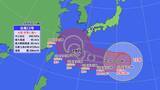 「大型で非常に強い台風13号｢ドルフィン｣ 沖縄付近で速度が落ち… 熊本など九州にも影響のおそれ 今後の進路 雨シミュレーション【台風情報】」の画像1