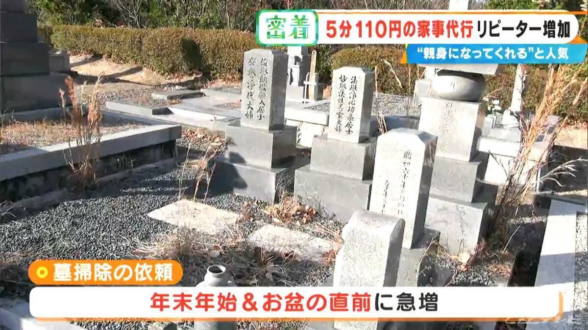 ｢110円でゴミ出し｣ もOK？ “破格”の家事代行サービス 利用者が急増中…お墓参りは買い出し～清掃まで合わせて1万円