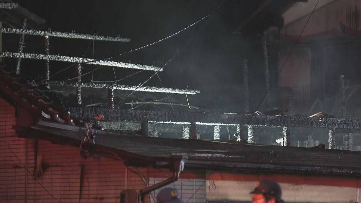 愛知と岐阜で住宅火災相次ぐ…3人死亡 一宮市で2人の遺体 大垣市で1人の遺体が見つかる いずれも性別不明