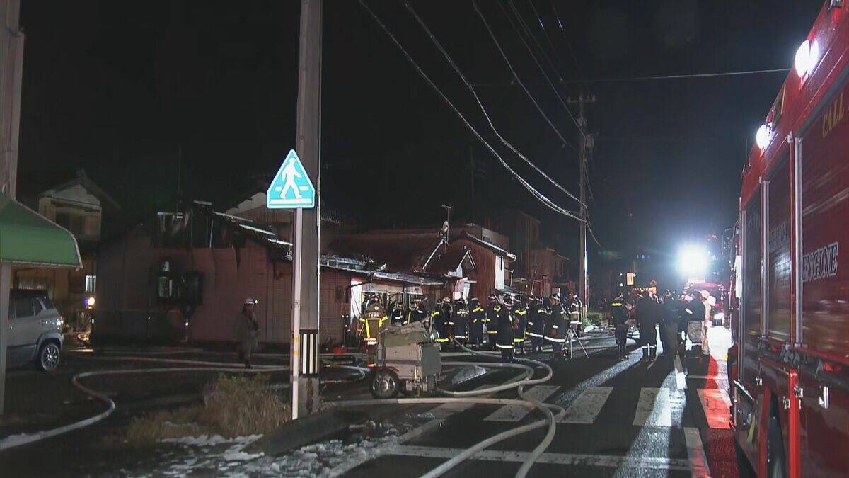 愛知と岐阜で住宅火災相次ぐ…3人死亡 一宮市で2人の遺体 大垣市で1人の遺体が見つかる いずれも性別不明