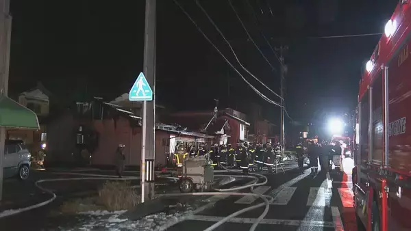 「愛知と岐阜で住宅火災相次ぐ…3人死亡 一宮市で2人の遺体 大垣市で1人の遺体が見つかる いずれも性別不明」の画像