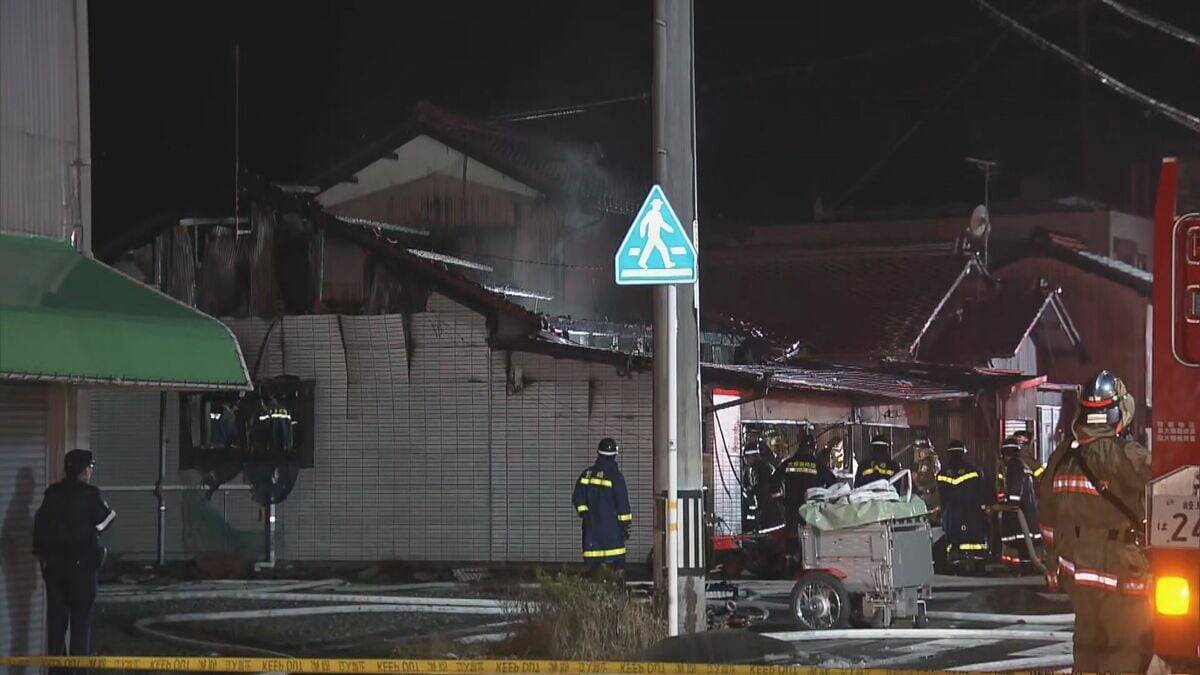 愛知と岐阜で住宅火災相次ぐ…3人死亡 一宮市で2人の遺体 大垣市で1人の遺体が見つかる いずれも性別不明