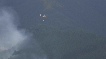【速報】三重･津市で山林火災 延焼中 激しく燃える様子も… ｢山から煙が上がっている｣と通報 美杉町下之川の山林