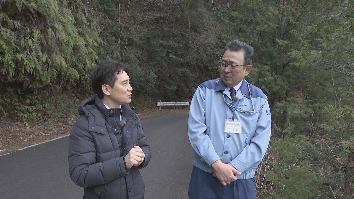 このままだと3月には貯水率が0%に? 愛知･新城市の宇連ダム いまの貯水率は6.8% 水面は満水時より40メートルも低く