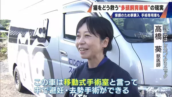 「｢最悪の現場。今から亡くなっている子を探す｣ 猫の多頭飼育崩壊… 30匹以上が暮らすごみ屋敷 電気が止まり家主は半年間マンガ喫茶で寝泊まり」の画像