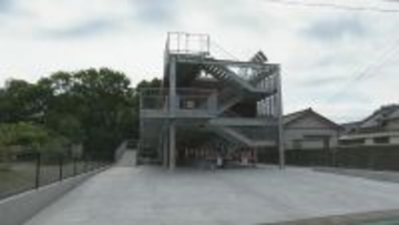 南海トラフ巨大地震で最大11ｍの津波想定 三重･紀宝町に4基目の津波避難タワー完成 100人収容･更衣室や簡易トイレも