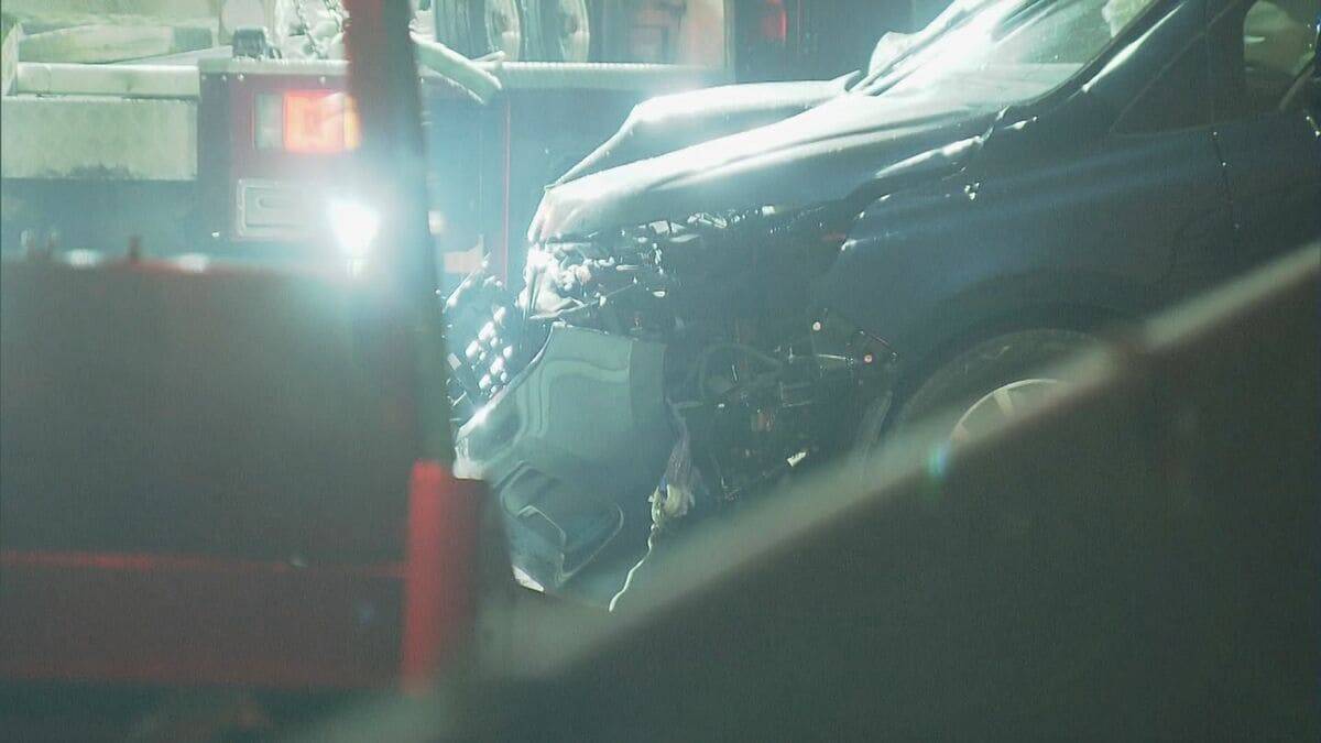 トンネル内で軽乗用車と乗用車が正面衝突 6人けがも命に別状なし センターラインをはみ出したか