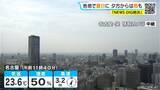 「東海地方 夕方以降は雨の所も… あすは午後中心に広く雨 愛知･名古屋･岐阜･三重の天気予報（4/14 昼）」の画像1