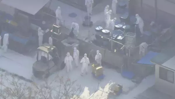 「高病原性鳥インフルエンザ感染 養鶏場でニワトリ約2万5000羽の殺処分始まる 県内では2011年以来の感染 三重･津市」の画像