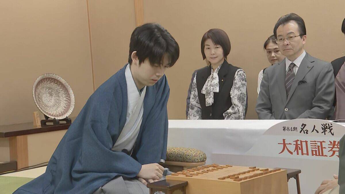 【将棋】八大タイトル最高峰 名人戦七番勝負が開幕 4連覇目指す藤井聡太六冠に名人戦初出場の糸谷哲郎八段が挑む