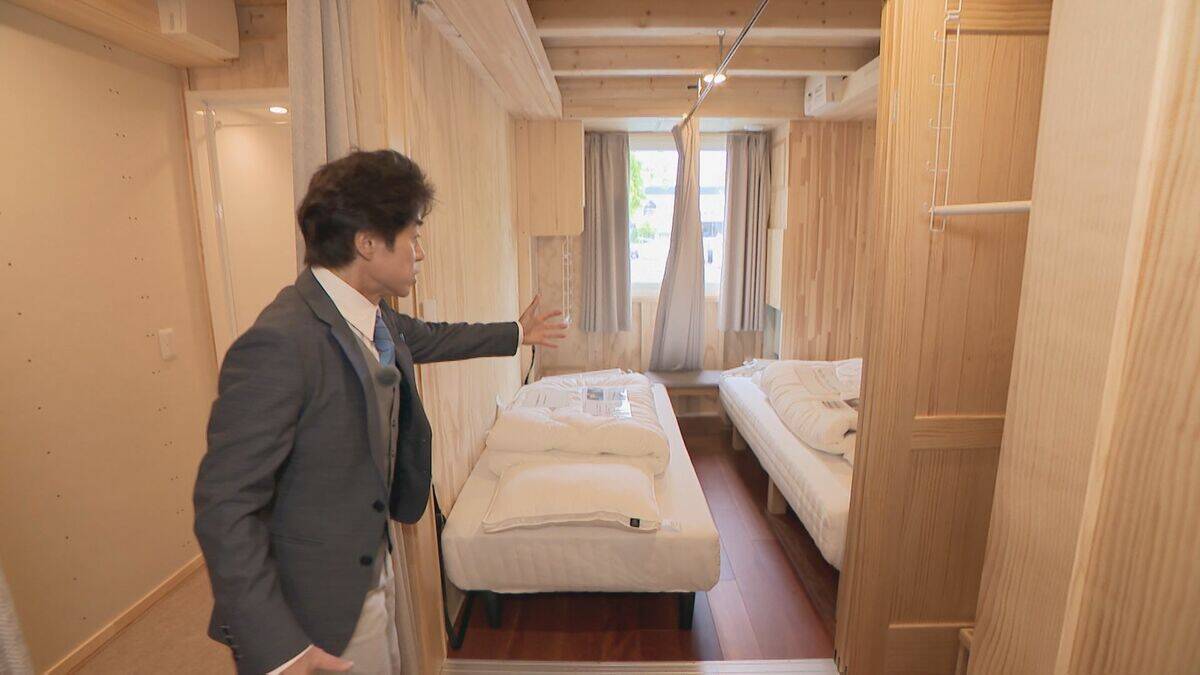 アジア大会の選手村 コンテナハウスはどんな部屋？ アスリート委員が視察 ｢この形は初めて、記憶に残る大会になるのでは｣