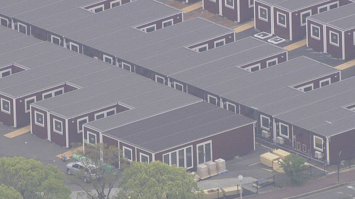 アジア大会の選手村 コンテナハウスはどんな部屋？ アスリート委員が視察 ｢この形は初めて、記憶に残る大会になるのでは｣