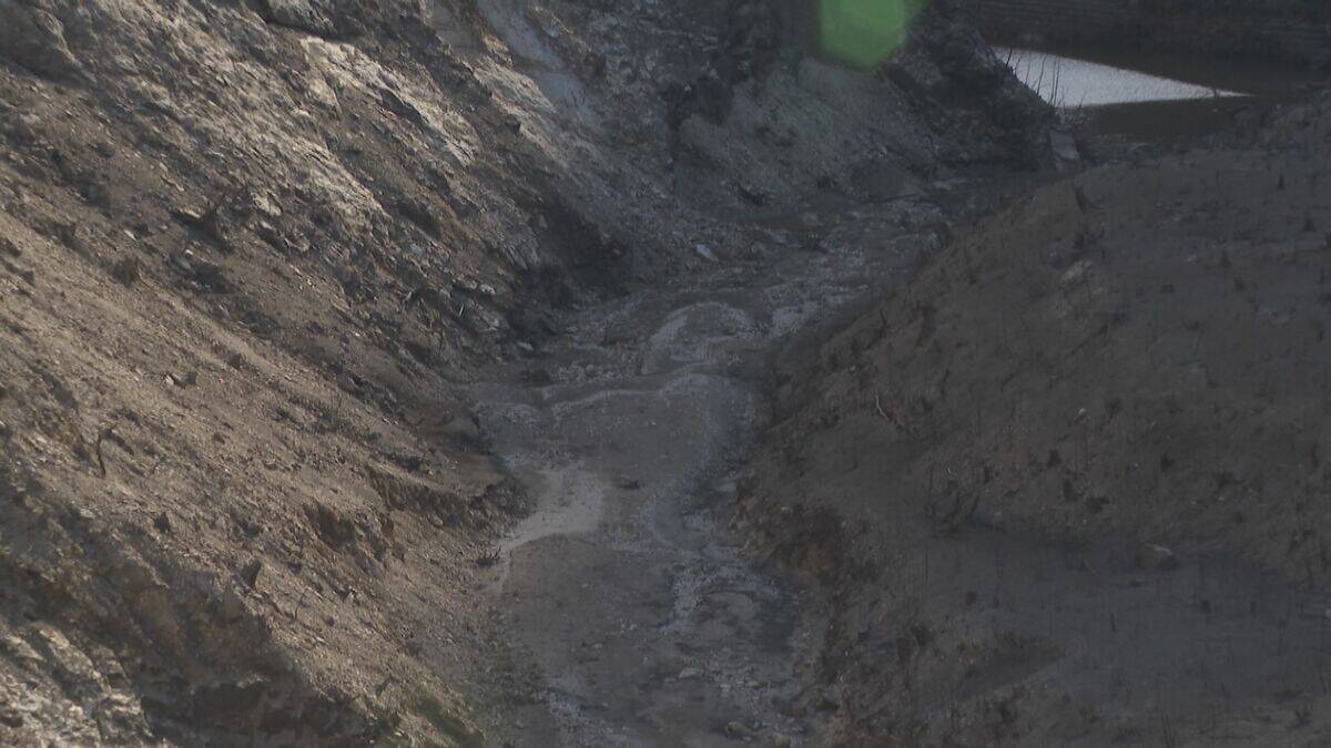 名古屋は最高気温19.9℃のポカポカ陽気だったが…愛知の水不足はますます深刻に 豊川用水の水源 宇連ダム貯水率は2パーセントを切る