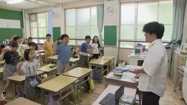 「体育館にエアコンなく… 終業式はオンライン形式に 児童は教室から参加 ｢素敵な夏休みを｣ 名古屋の小学校」の画像