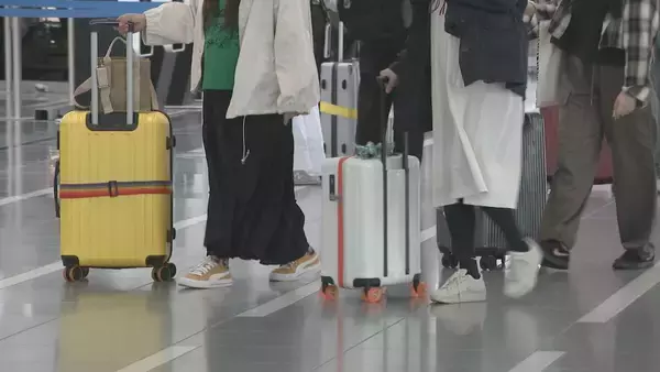 GWきょうから本格スタート 中部空港は出国ピーク 日中関係悪化で北京や大連の路線は全て運休 連休中の国際線予約者数は去年の9割ほどに