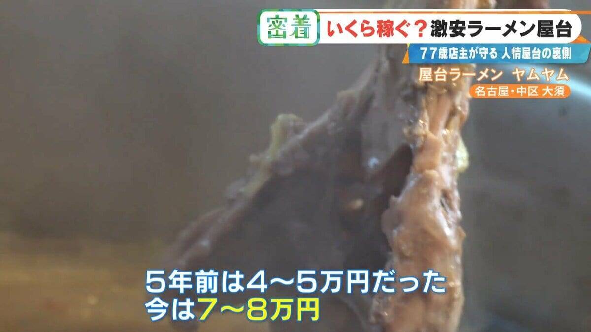 “1杯500円”の激安ラーメン屋台 77歳店主が切り盛り 物価高でも｢500円でやるから楽しい｣ 韓国からも来店する人気の秘密とは 名古屋･大須