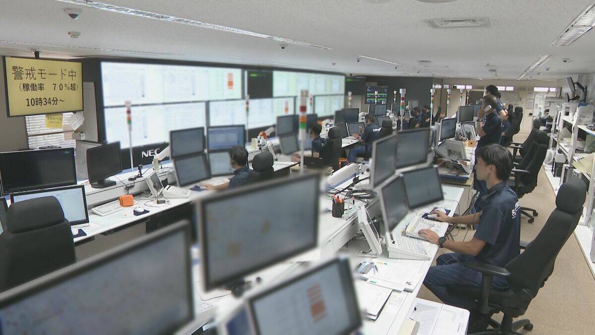 相次ぐ119番通報 “救急”のランプはひっきりなしに… 救急車の稼働率70％超でひっぱくする場面も こまめな水分・塩分補給など熱中症対策を
