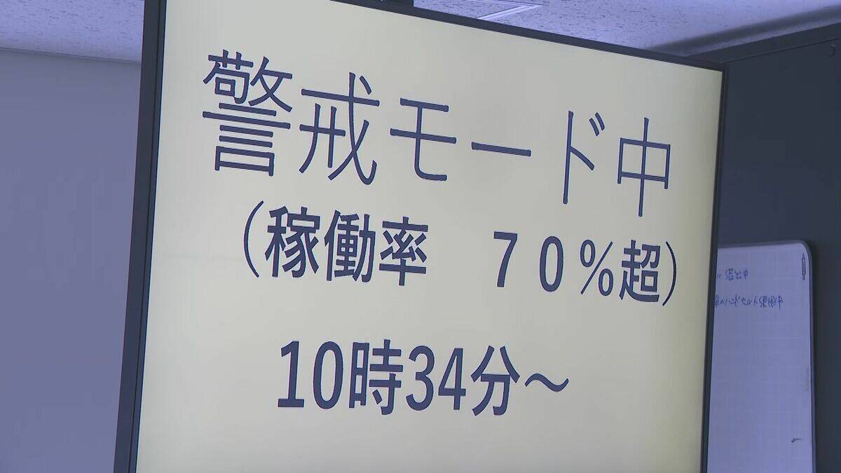 相次ぐ119番通報 “救急”のランプはひっきりなしに… 救急車の稼働率70％超でひっぱくする場面も こまめな水分・塩分補給など熱中症対策を