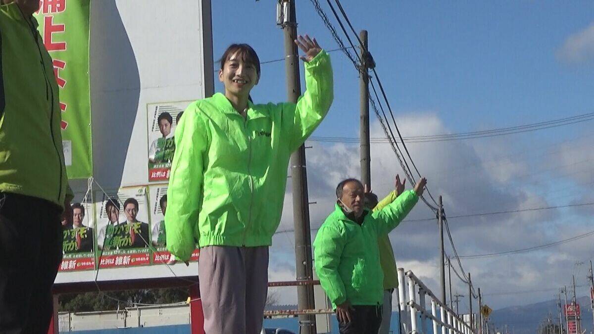 “全国最年少候補” 維新･浦上奈々氏(25)の選挙戦 ｢地域の声に寄り添う政治家に｣ 元アイドルが政治の道を志した理由とは… 愛知