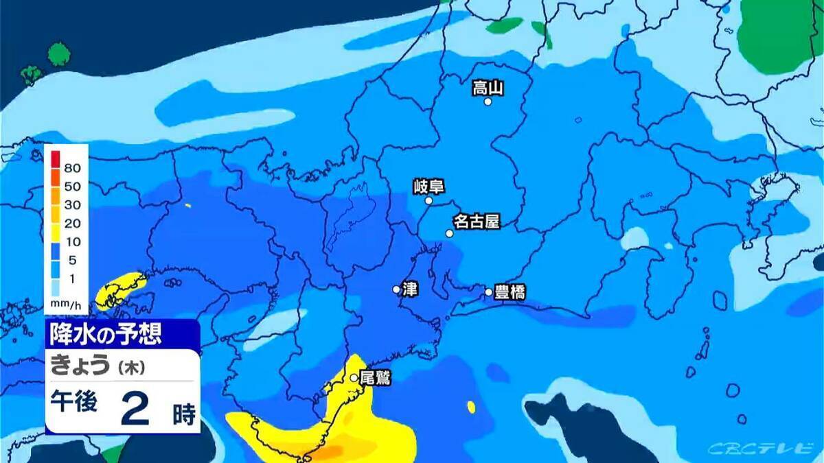 東海地方 夕方にかけて激しい雨の所も…あすは天気回復 日曜日は再び雨予想 愛知･名古屋･岐阜･三重の天気予報（4/23 昼）