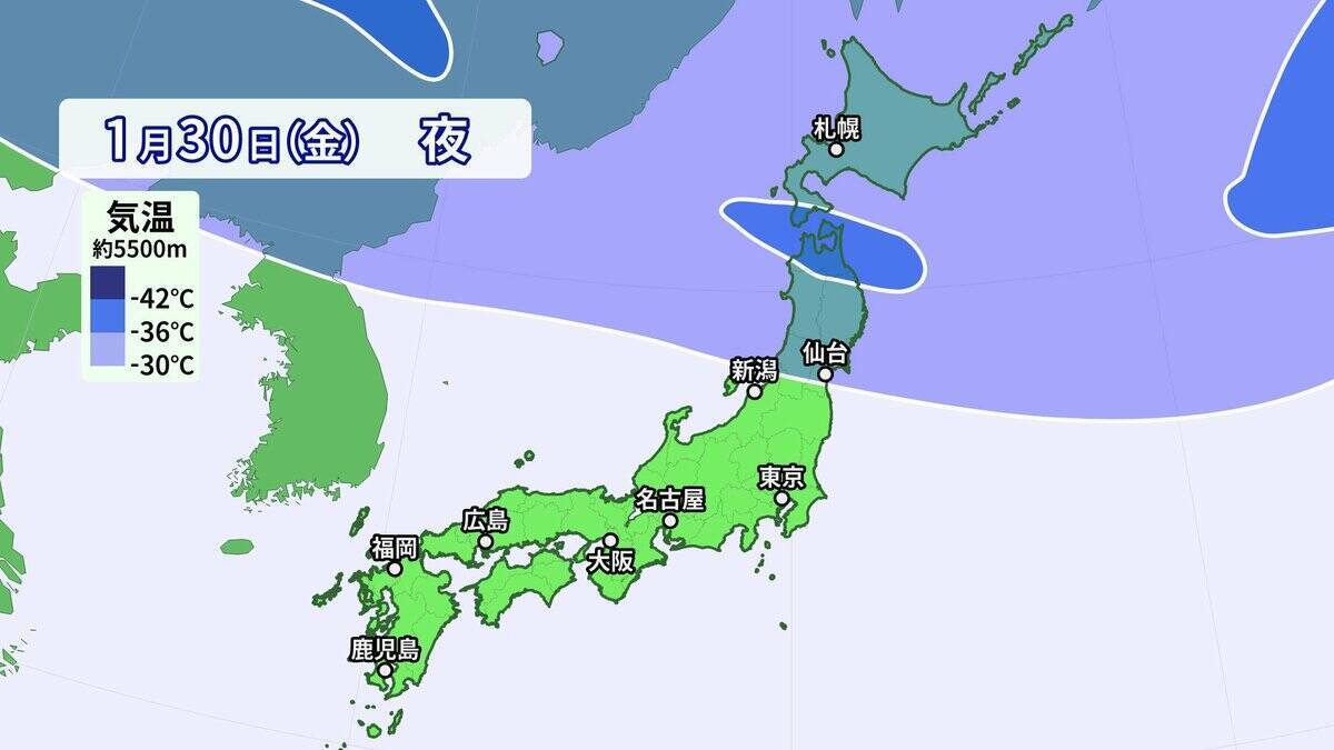 【雪情報】あす･あさっては名古屋・京都などで｢雪｣予想  強い寒気が再び襲来… “警報級大雪”のおそれも 最新の雪シミュレーション 気象庁