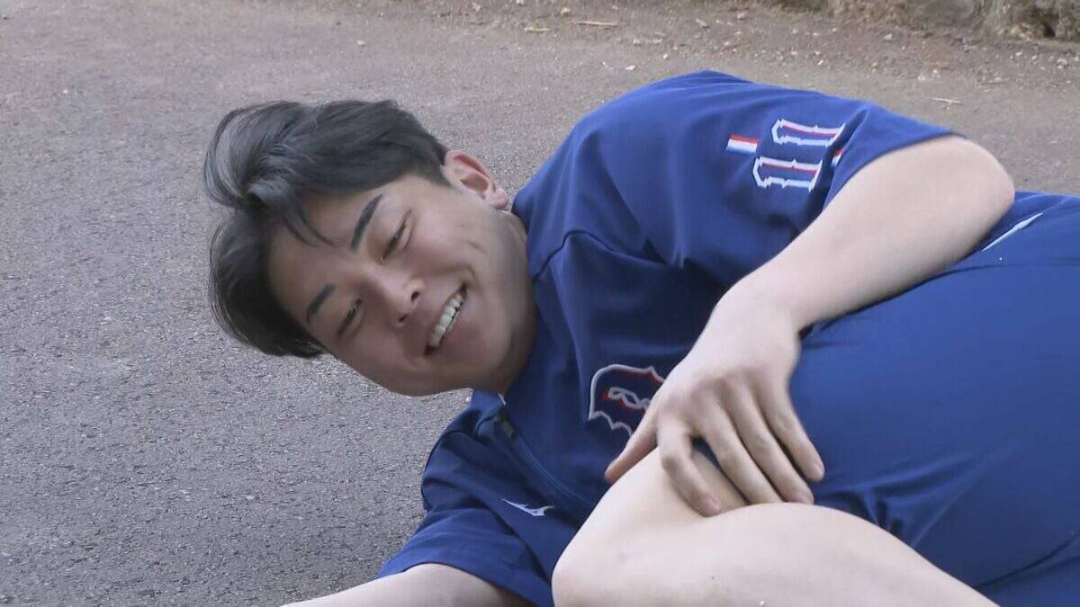 ドアラの逆襲!? ドラゴンズ “ドラ1ルーキー”中西聖輝投手 沖縄での“人生初の豆まき”で豆がドアラに｢ばちーん!｣と当たり…