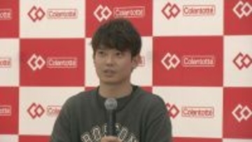 ドラゴンズ岡林勇希選手と現役を引退した岡田俊哉さんがトークショー　大勢のファンを前に来年の目標は「優勝」と語る岡林選手　名古屋・東区　