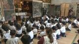 「広島に原爆投下… 当時の状況が描かれた絵画を70年前に小学生が模写 愛知･岡崎市の寺で公開 地元のこどもたちが“被爆の惨状”学ぶ」の画像3