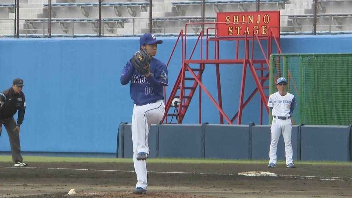 ドラゴンズ 根尾昂投手（25）日本ハム戦で1回三者凡退の好投 鵜飼航丞選手（26）は“豪快な一発” 沖縄キャンプ