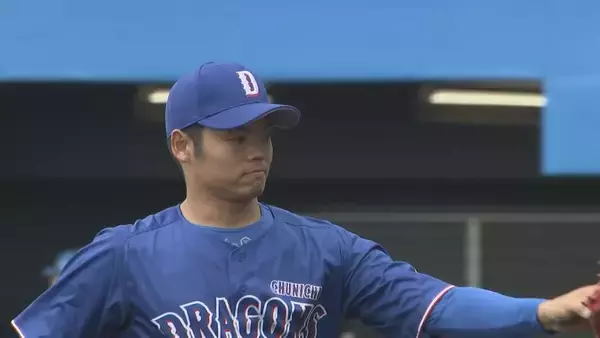 「ドラゴンズ 根尾昂投手（25）日本ハム戦で1回三者凡退の好投 鵜飼航丞選手（26）は“豪快な一発” 沖縄キャンプ」の画像