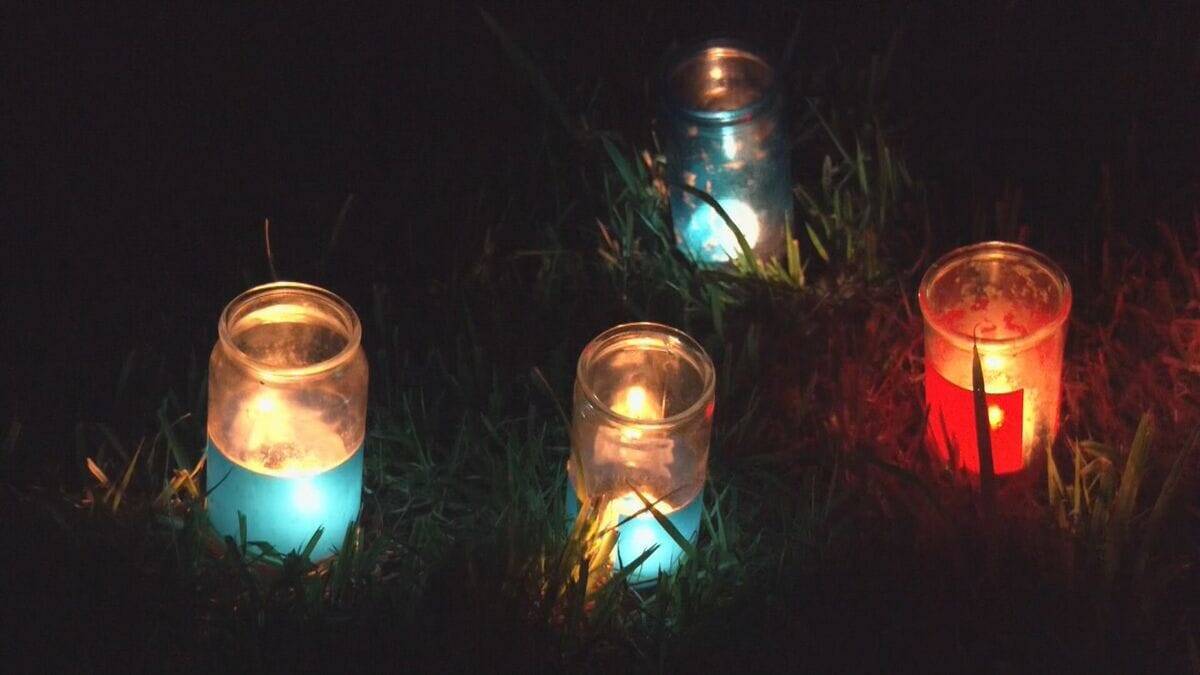 ”満天の星空が地上に” 約１万個のキャンドルの明かりが森の中で揺れる　岐阜・下呂市　四美ナリエ「インスタよりきれい」