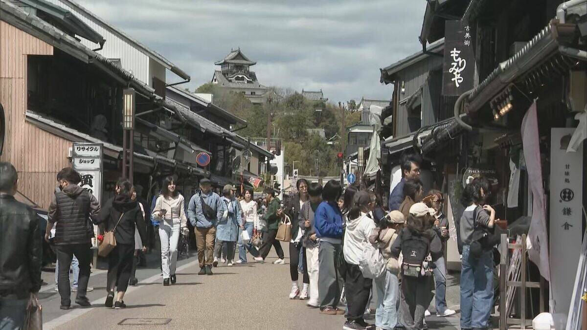 串グルメが人気の愛知･犬山城下町 ゴミ箱を50カ所設置→“クリーンな町”に 来週は｢犬山祭｣ 愛知