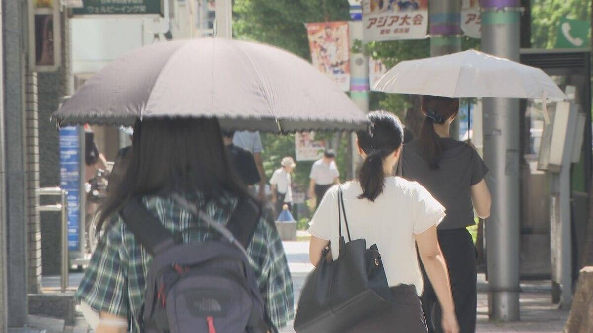 名古屋の予想最高気温は37℃ 三重には熱中症警戒アラート 東海地方は各地で35℃以上の｢猛暑日｣に こまめな水分や塩分補給など対策を