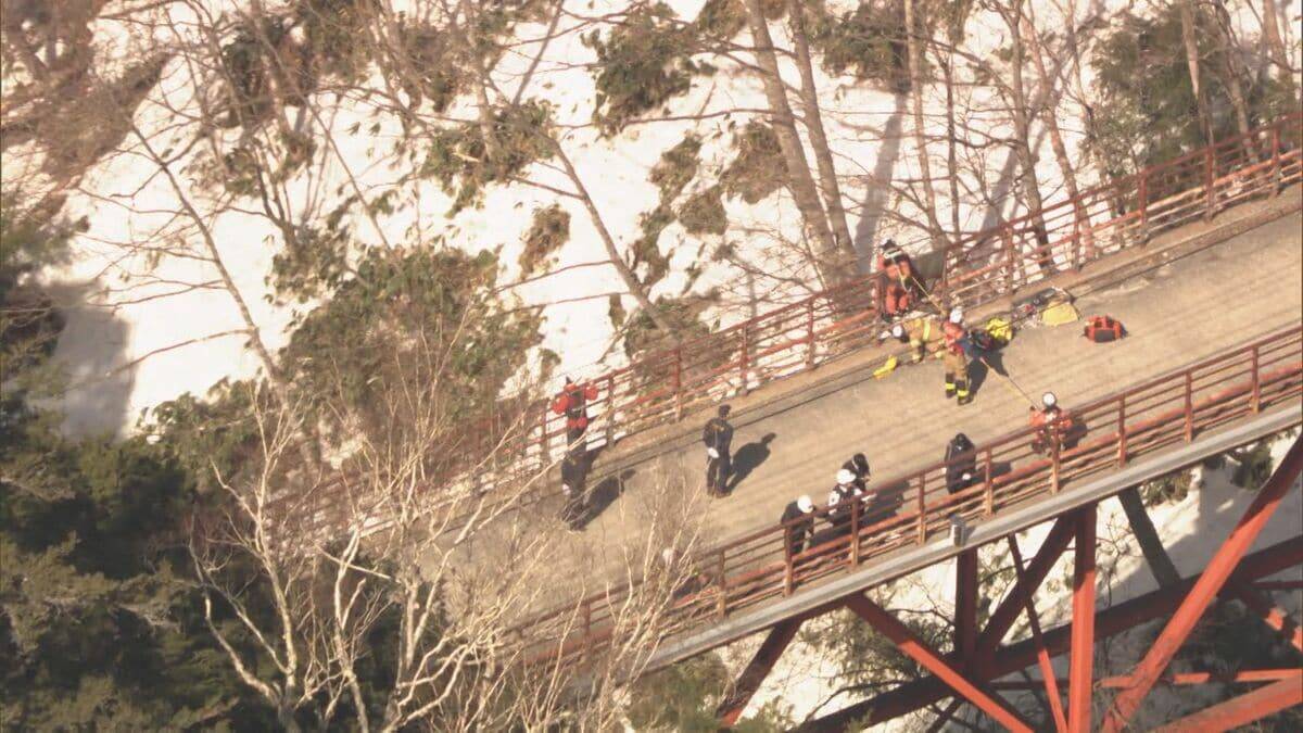 氷の塊の下敷きになった男性が死亡 アイスクライミング中に滑落 平年を大きく上回る気温 岐阜・下呂市 濁河大橋近く