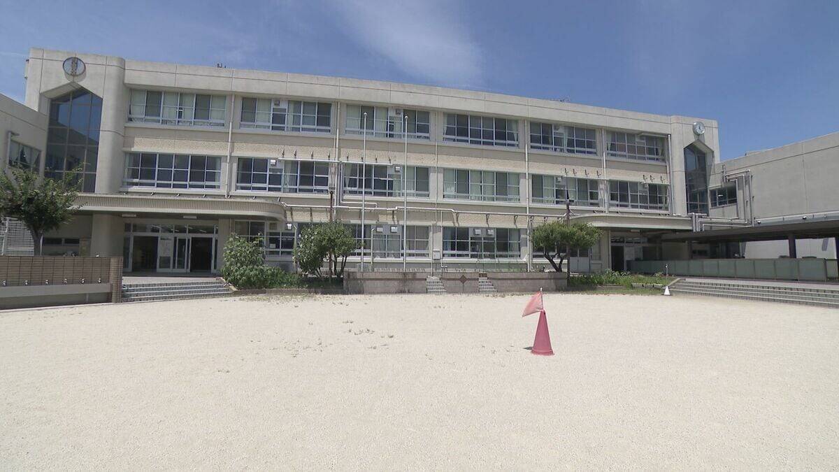 今季初の“猛暑日”の名古屋 小学校にはミストシャワーも こまめに“暑さ指数”を計測 午後には校庭に“赤旗”が…