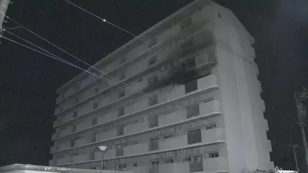 愛知・蒲郡市の県営住宅で火事　85歳男性が死亡