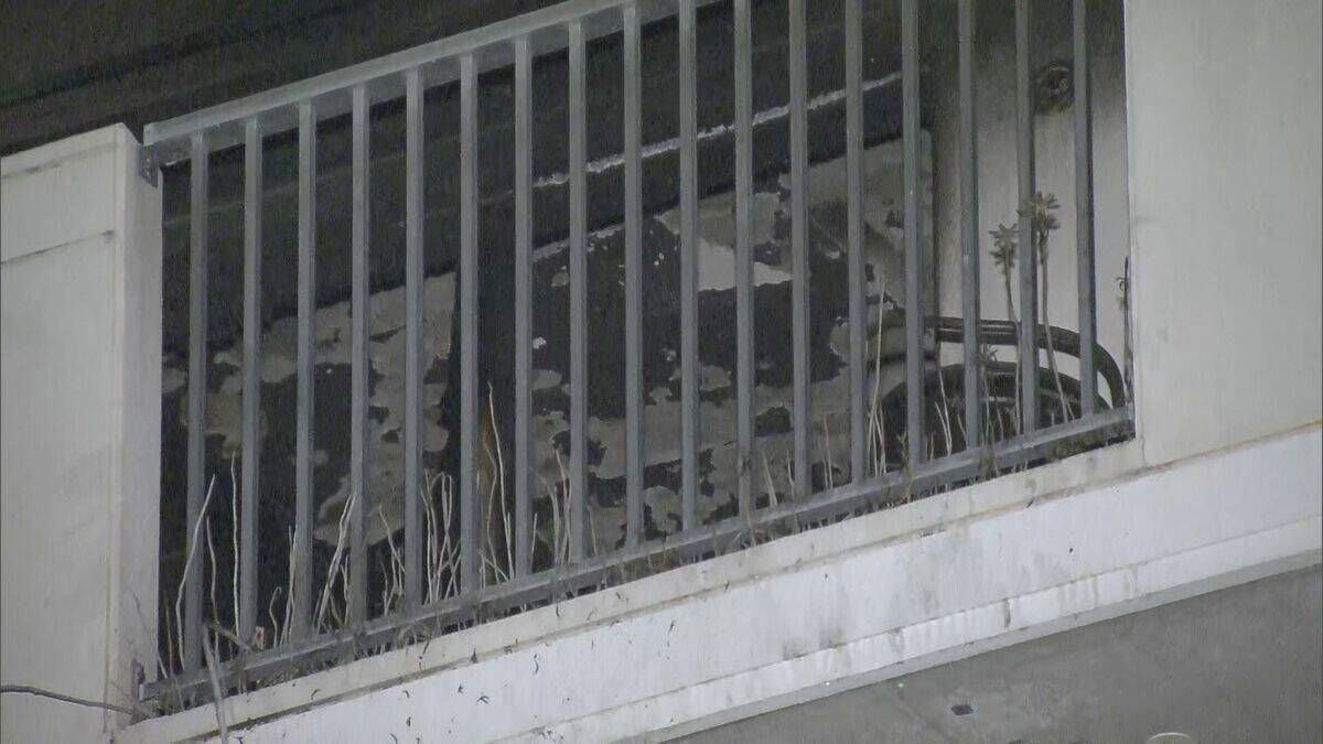 愛知・蒲郡市の県営住宅で火事　85歳男性が死亡