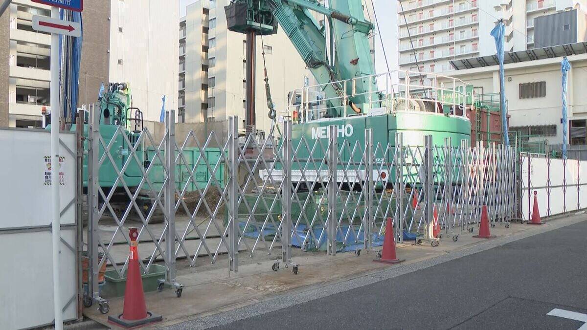 名古屋・東区のマンション新築現場で不発弾見つかる アメリカ製250キログラムの爆弾 発見場所は立ち入り禁止に