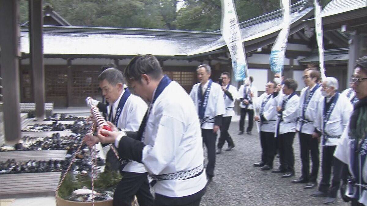 2月9日は“フグの日” 三重･志摩市の安乗漁港で水揚げされた｢トラフグ｣を伊勢神宮に奉納 大漁と海の安全祈願