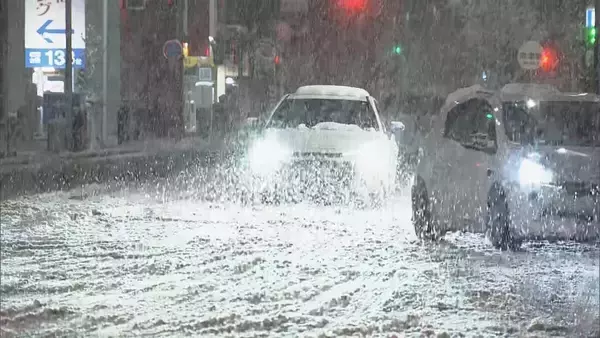 「スリップ事故相次ぐ… 名古屋で今季初の積雪 岐阜･高山市では最大20センチ 白川村では61センチの積雪 “今季最強寒波”襲来」の画像