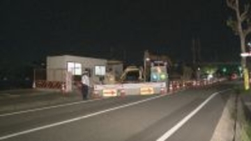 つり上げ中の小型の重機が落下し壁と挟まれる…　下で支えていた男性作業員（48）が死亡　橋の架け替え工事中に　名古屋・瑞穂区