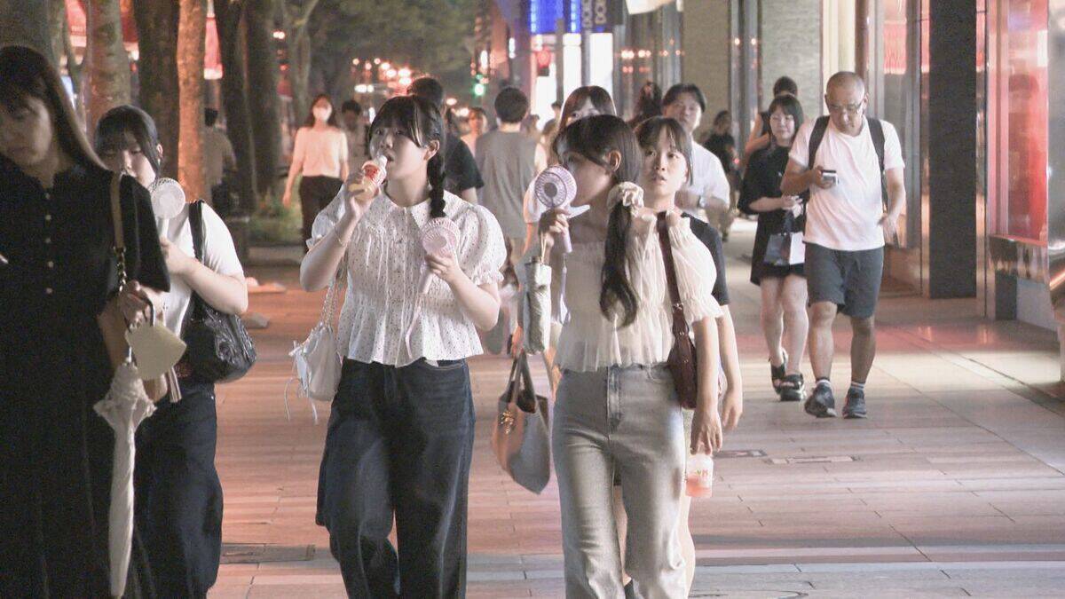 涼しい場所はどこ？ サーモグラフィーカメラで見てみると… 名古屋は11日連続の熱帯夜に