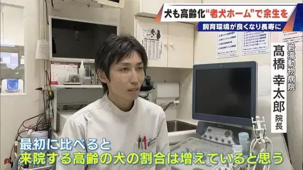 「｢つらい時には『つらい』と言っていい｣ 犬の平均寿命は14.82歳 人もペットも“超高齢化”… 動物病院ではできない介護を担う｢老犬ホーム｣」の画像
