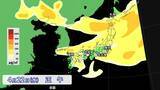 「【黄砂情報】きょう～あす 北日本～西日本の広い範囲で飛来予想 最新の黄砂シミュレーション」の画像9