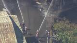 「プラスチックのリサイクルを手掛ける工場で火事 隣接する山林にも延焼 約5時間後に鎮火 2人搬送も命に別状なし 岐阜・美濃市」の画像3