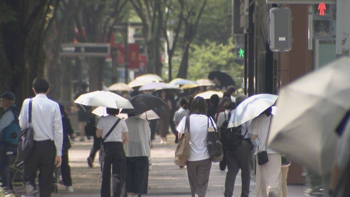 名古屋は3日連続の｢猛暑日｣に 愛知と三重に熱中症警戒アラート こまめに水分･塩分補給するなど対策を