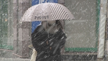 名古屋市内でも雪　9日明け方にかけて東海地方は平地でも大雪のおそれ　交通障害に注意を