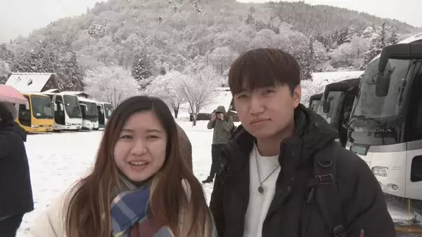 「観光バス運転手｢12月末頃から中国本土のツアー客ほとんど乗せていない｣ “渡航自粛”の影響は…岐阜の人気観光地 世界遺産･白川郷」の画像