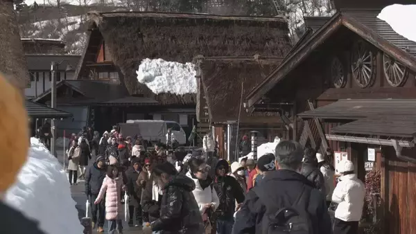 「観光バス運転手｢12月末頃から中国本土のツアー客ほとんど乗せていない｣ “渡航自粛”の影響は…岐阜の人気観光地 世界遺産･白川郷」の画像